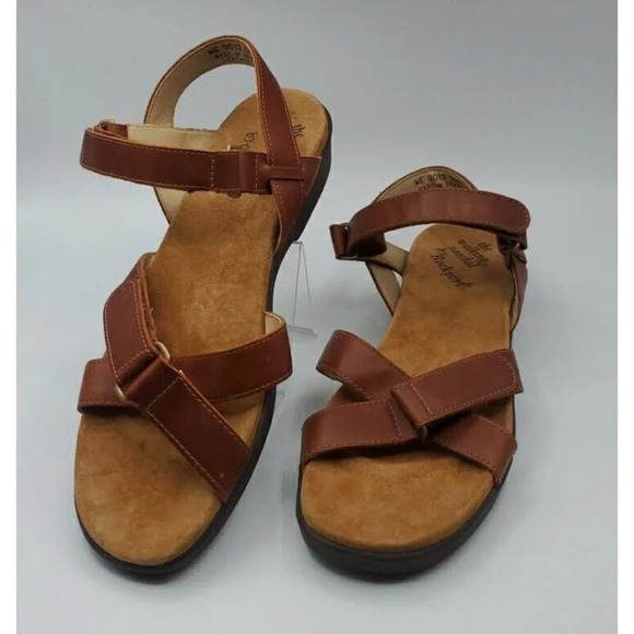 Rockport Shoes - Rockport Womens The Walking Sandal Brown Leather Slingback Sandal WE 9013  Sz 9M